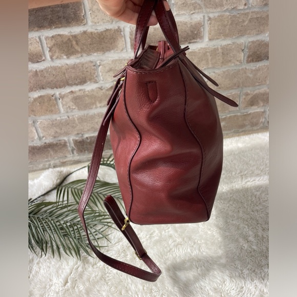 FOSSIL Leather multiway backpack handbag - Picture 12 of 16